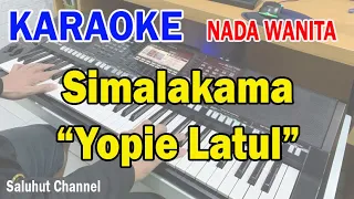 SIMALAKAMA ll KARAOKE NOSTALGIA ll RAMA AIPHAMA ll NADA WANITA F=DO