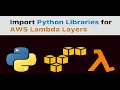 Psycopg2 Module added in AWS Lambda AWS LAMBDA PYTHON IMPORT