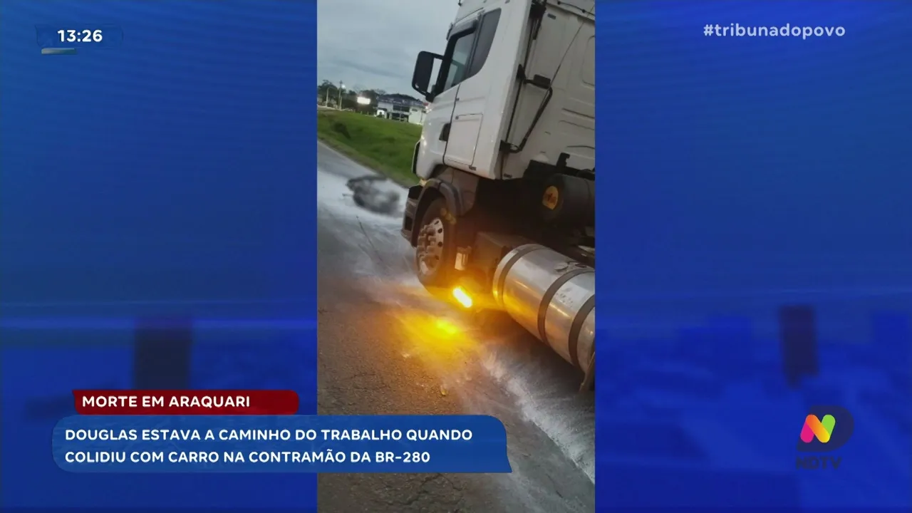 Tragédia na BR-280: homem morre em acidente entre moto e carro em Araquari