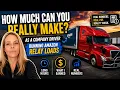 How much can you really make as a company driver running Amazon Relay loads