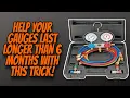 Harbor Freight AC Gauge review-ish - How to Make Gauges Last Longer