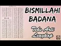 Download Lagu BISMILLAHI BADANA (ASMAUL HUSNA) MERDU LENGKAP DENGAN LIRIK DAN ARTINYA