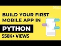 Build your first mobile app in Python App Development tutorial for Beginners Great Learning