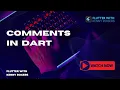 Comments in dart programming