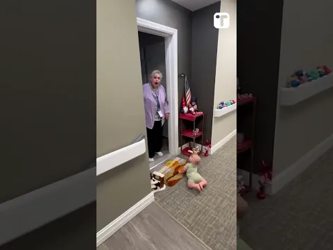 Grandma Opens Door To Discover Great Grandson Who Lives Eight Hours Away