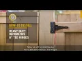 How To Install Heavy Duty Gate Tee Hinges - TH6BLK Nuvo Iron