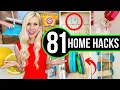 81 LIFE CHANGING HOME HACKS You NEED TO TRY NOW