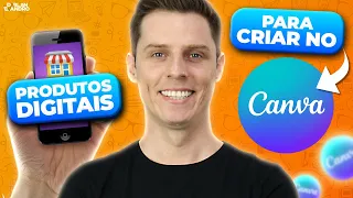 ???? COMO GANHAR DINHEIRO COM CANVA? 5 Ideias PRÁTICAS de Produtos para Criar no Canva!