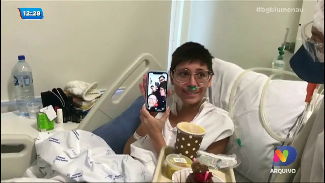 Pacientes com Covid-19 recebem tratamento humanizado em Blumenau