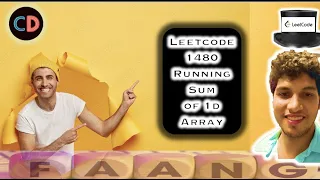 Running Sum of 1d Array Leetcode 1480 Prefix Sum Live coding session