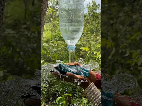Survival Skills Mom Shows How to Make use Soap with Water and forest #Camping #survival #bushcraft