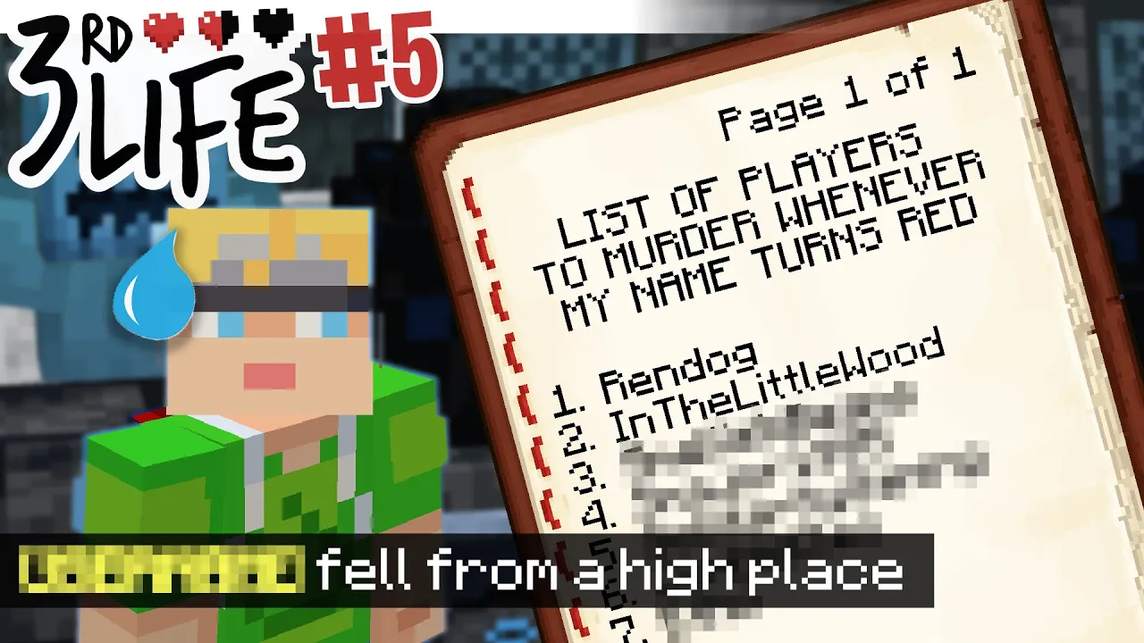 Watch "The List.. | Minecraft 3rd Life SMP #5" on YouTube