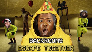 WE FINALLY MADE IT OUT THE BACKROOMS! (Backrooms: Escape Together)