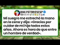 Lagu [HISTORIA COMPLETA] Mi suegro me estrechó la mano en la cena y dijo: «Gracias por cuidar de mi....