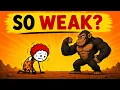 Why Humans became So Weak