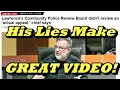 Lawrence Kansas Police Chief CAUGHT in his own web Decisions Behavior BAD