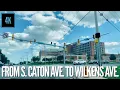 From S Caton Ave to Wilkens Ave Baltimore Maryland