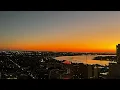 Sunrise on the Aloft Hotel rooftop in New Orleans