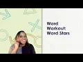 Flex Your Skills Word Workout Word Stars