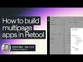 How to build multipage apps in Retool