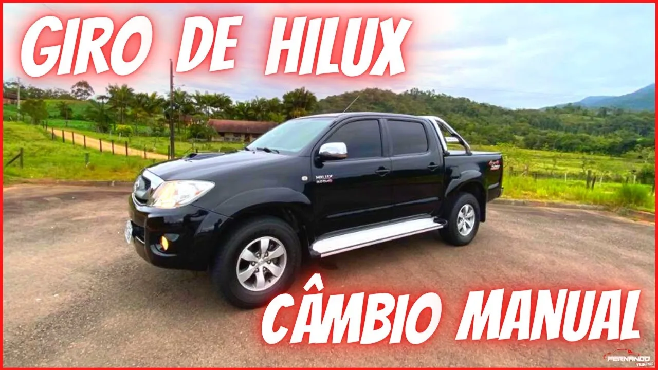 GIROO????????TOYOTA HILUX 2010 3.0 SRV 4X4 DIESEL "CÂMBIO MANUAL" #fernandovlogsc