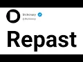 Repast Meaning In English