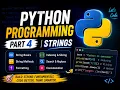 Python Programming Part 4 Strings in Python Indexing Slicing String Methods CDP