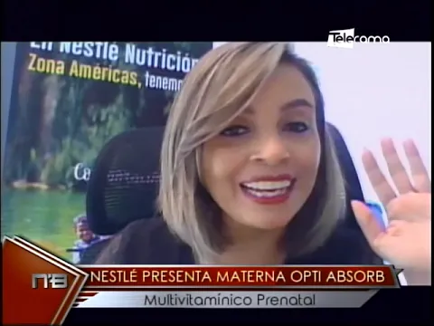 Nestlé presenta Materna Opti Absorb Multivitamínico Prenatal