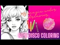 Disco 80 s coloring book coloring tutorial how to color with markers coloring