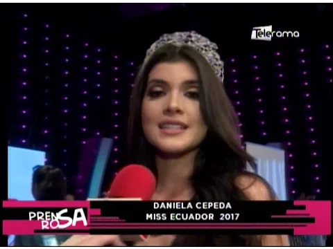 Daniela Cepeda es la nueva Miss Ecuador 2017