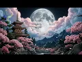 華月景 (kagetsukei) • Blossom and Moon • A Village Beneath the Eternal Sky