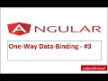 Angular One Way Data Binding