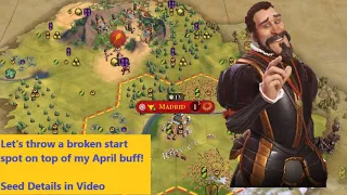 Civ 6 Map seed - Natural Wonder Paititi Start PC Version