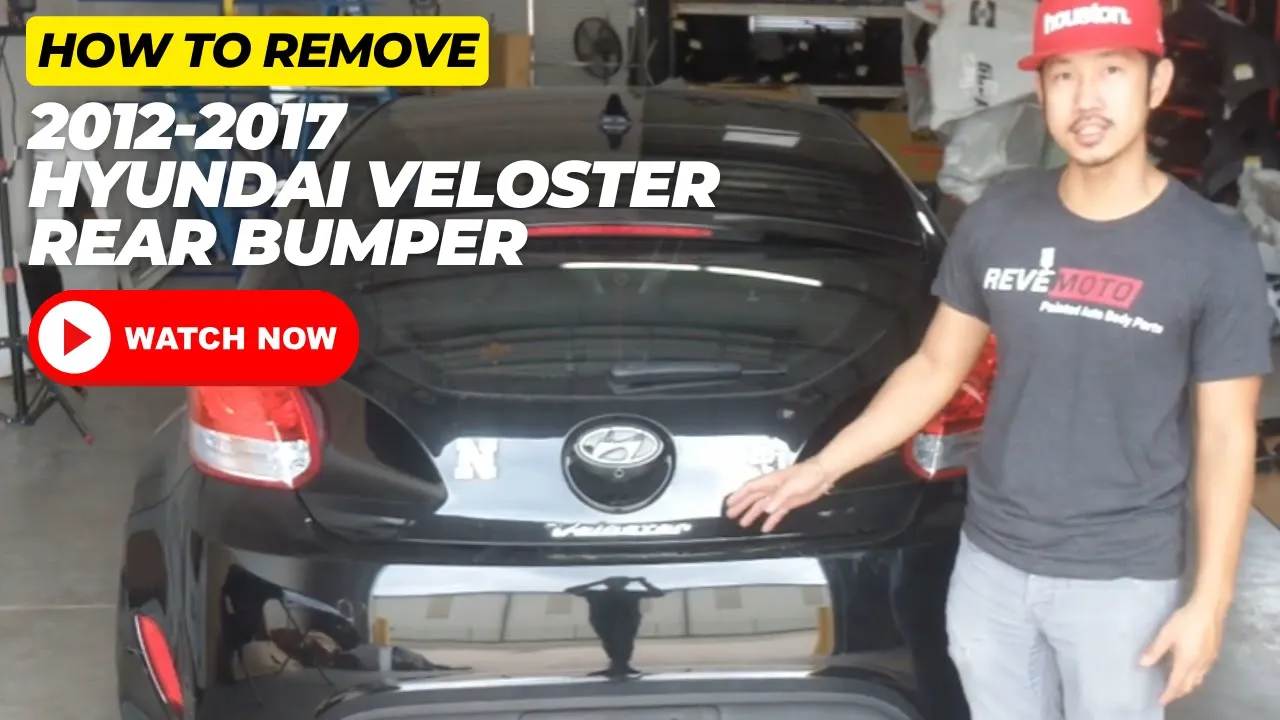 2014 Hyundai Veloster : Rear Bumper Painted