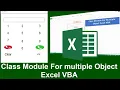 Class Module For Multiple Object Excel VBA