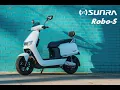 Lagu Sunra Robo and Robo-S, high-speed electric scooter. Supplied by Moto Electric in the UK.