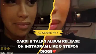 Cardi B Talks Stefon Diggs & Album Release 🤰🏾💿