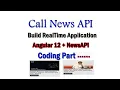 Angular 12 News Application project from scratch News App in Angular Build Realtime App in Angular