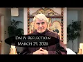 2026 03 29 Reflection