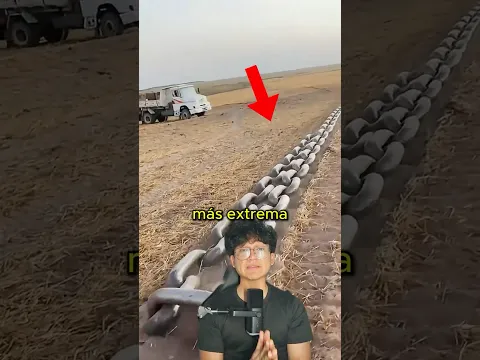 El método más salvaje y rápido para limpiar un terreno 🚜💨