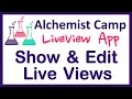 Simple Phoenix LiveView App Show Edit Pages