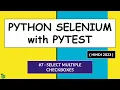 Selenium Python Hindi Tutorial - Select Multiple Checkboxes