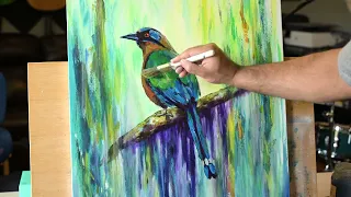 Motmot Time Lapse Painting 