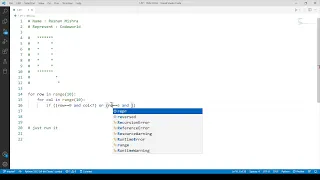 Alphabet Q Python Pattern