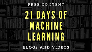 21 Days of Machine Learning Python Flask Data Science For Beginners