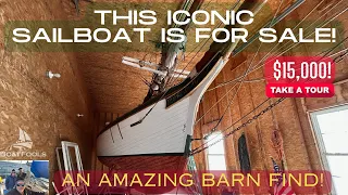 This ICONIC Sailboat Is For Sale! An Amazing $12.5k Barn Find – FULL TOUR!