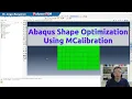Abaqus Shape Optimization Using MCalibration