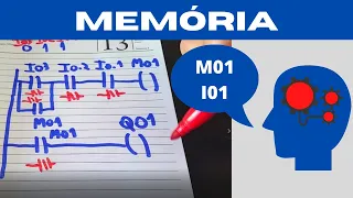 MEMÓRIA NA LINGUAGEM LADDER  [ Exemplo de uso da memória no CLIC ]
