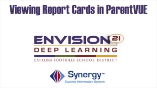 Viewing Report Cards in ParentVue