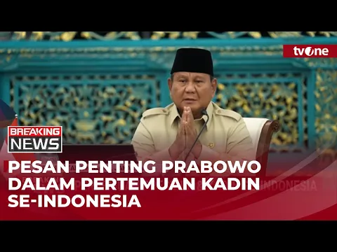 Pidato Presiden Prabowo di Pertemuan dengan Kadin Se-Indonesia